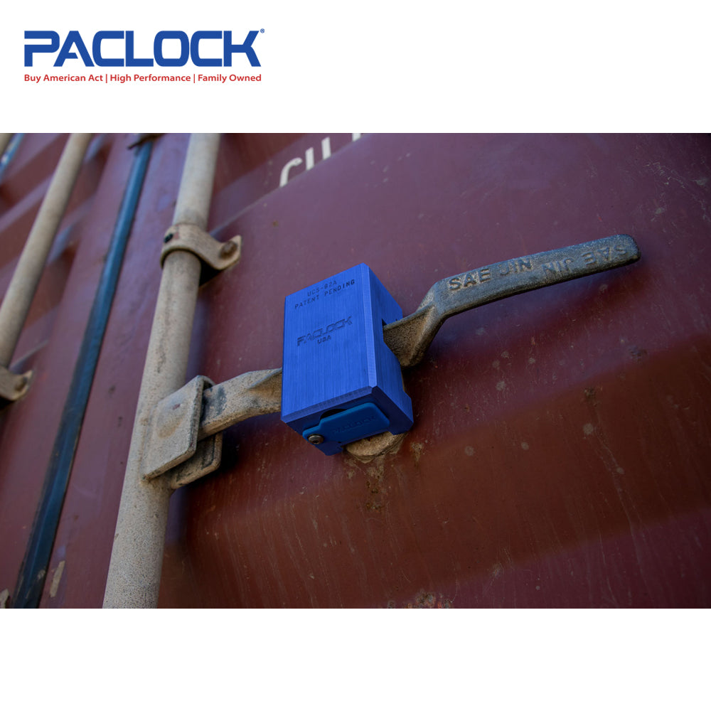 Hidden-Shackle Aluminum Container Door Lock - PACLOCK