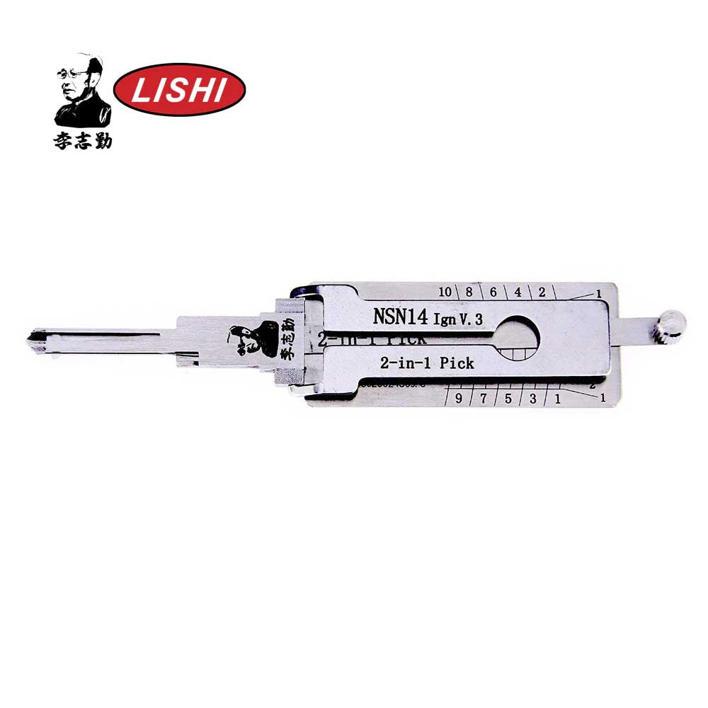 Automotive Original Lishi Starter Pack with Free Pinning Mat and Training Vice Grip - Bundle of 13 Lishis and Cylinders