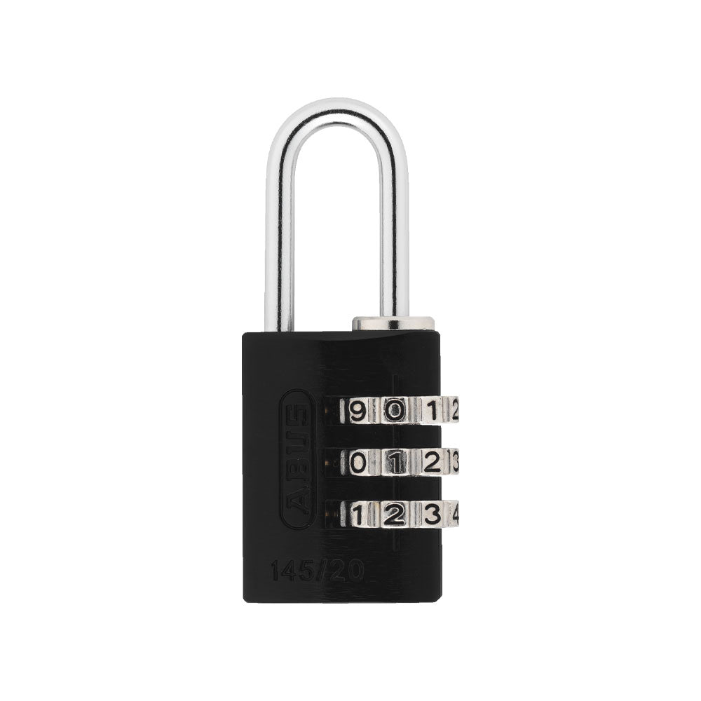 ABUS - 145/20 - Corrosion Resistant Solid Aluminum 3-Digit Code Combination Lock with Optional Finish