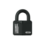 ABUS - 37RK/55 - Rekeyable Corrosion Resistant Black Granit Coated Steel Padlock with Optional Keying - 2-29/64 Inch Width