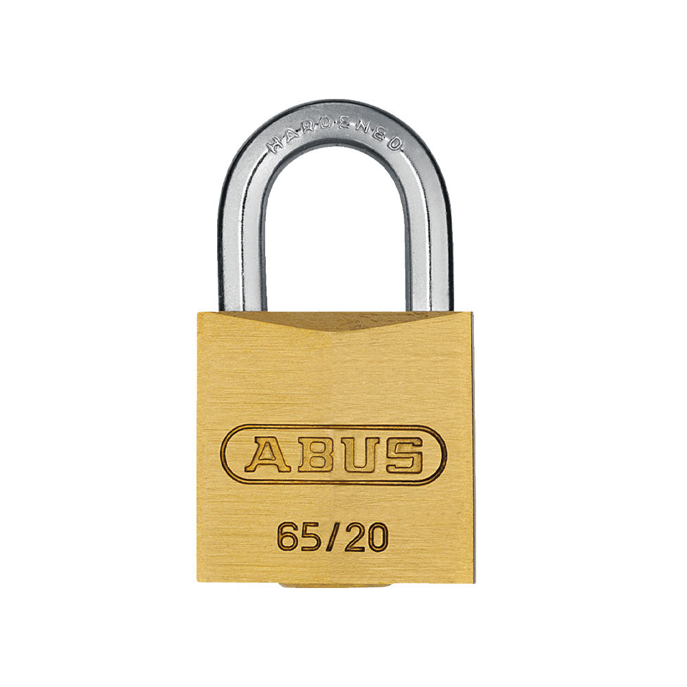 ABUS - 65/20 - Extreme Corrosion Resistant Soild Brass Padlock with Optional Keying