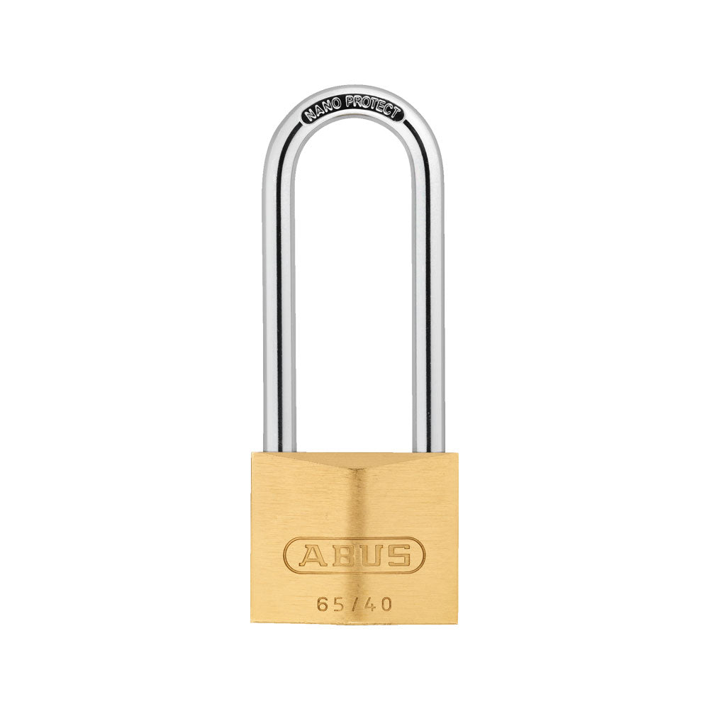 ABUS - 65/40HB63 - Extreme Corrosion Resistance Soild Brass Padlock with Optional Keying - 1-17/32 Inch Width