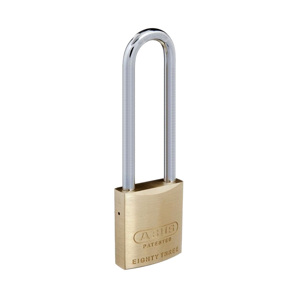 ABUS - 83KNK/45HB50 - Corrosion Resistant Solid Brass Padlock without Cylinder - Key in Knob - 1 27/32 Width