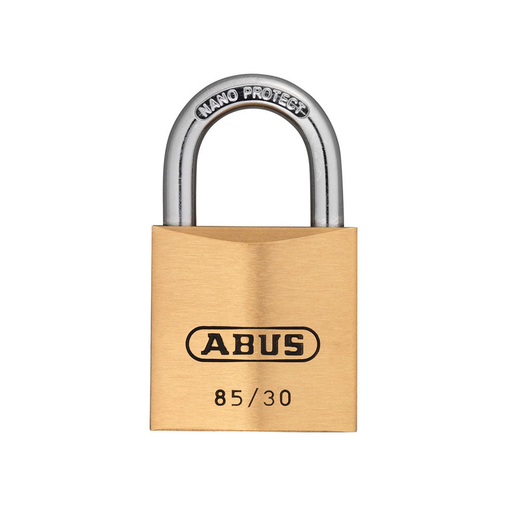 ABUS - 85/30 - Extreme Corrosion Resistant Brass Padlock with Optional Keying - 1-31/32 Inch Width