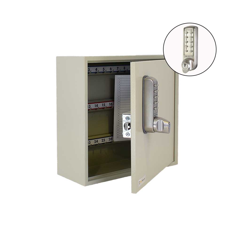 Codelocks Optional Hook Key and Padlock Cabinet with CL2255 Series Electronic Locks