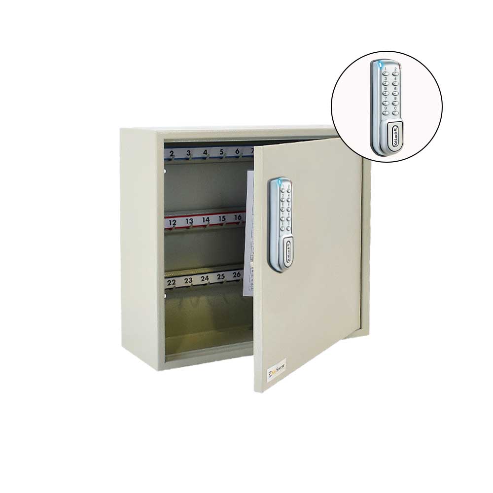 Codelocks Optional Hook Padlock Cabinet with KL1200 SG Kitlock