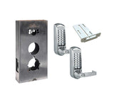 Codelocks CL610 Mechanical, Heavy Duty, Grade 2, Optional Finish, Back to Back, Tubular Latchbolt Gate Box Kit