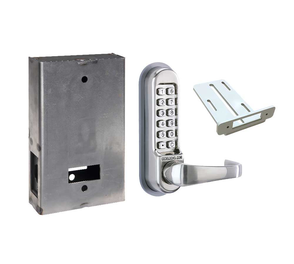 Codelocks CL515 Mechanical, Heavy Duty, Optional Finish, Tubular Latchbolt Gate Box Kit