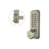 Codelocks CL200 Mechanical, Light Duty, Grade 2, 2-3/8 Inch - 2 3/4 Inch Backset, Surface Deadbolt with Key Override Feature and Optional Finish