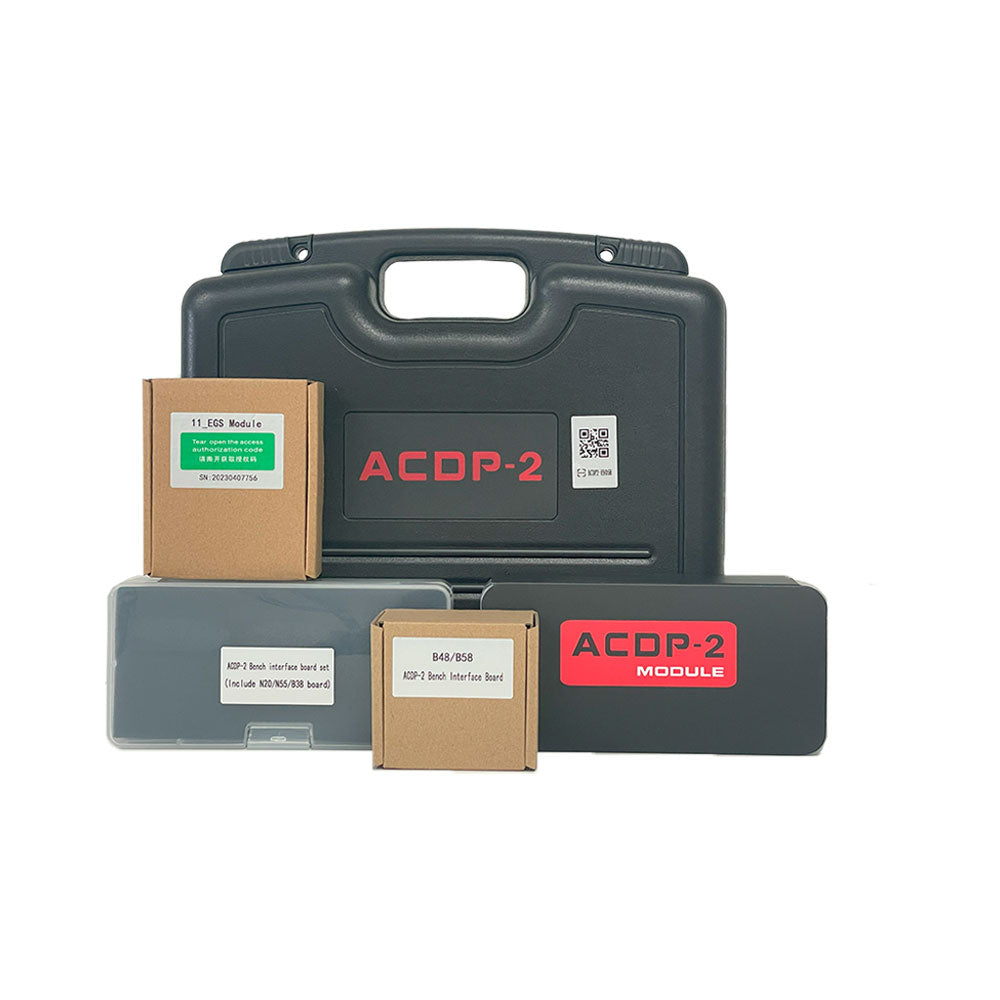 Yanhua ACDP-2 BMW Package with Module 1/2/3/4/7/8/11 and B48/N20/N55/B38 Bench Board Set