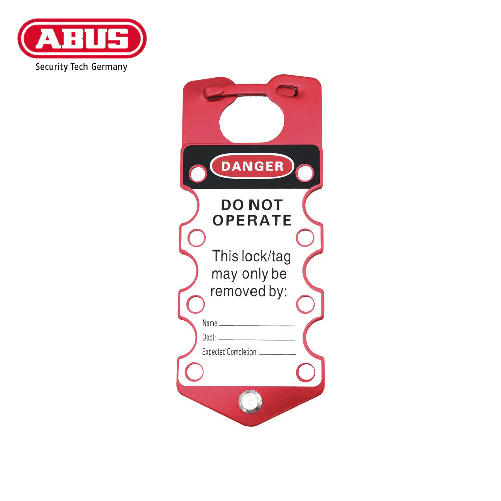 ABUS - Aluminium Labeled Hasp with Optional Languages