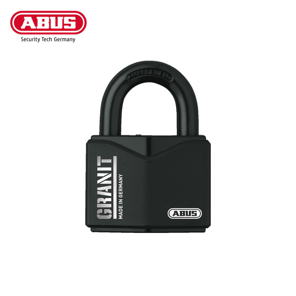 ABUS - 37RK/55 - Rekeyable Corrosion Resistant Black Granit Coated Steel Padlock with Optional Keying - 2-29/64 Inch Width