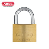 ABUS - 55/45 - Self-Locking Solid Brass Padlock with Optional Keying - 1-57/64 Inch Width