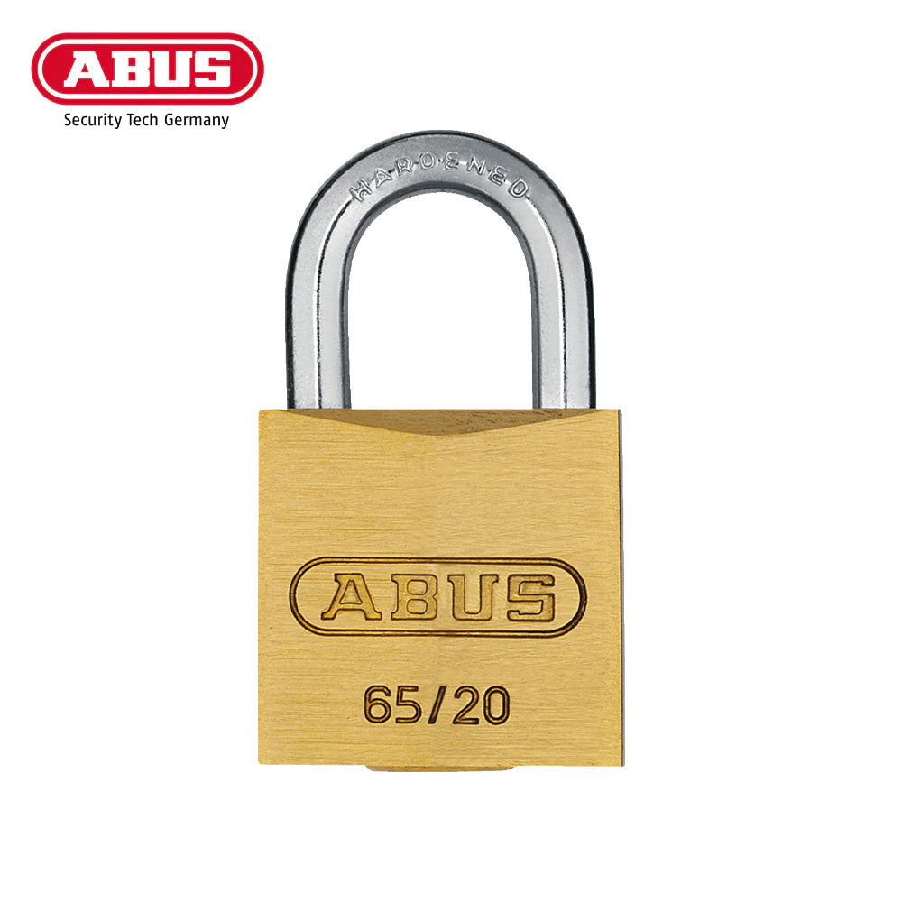 ABUS - 65/20 - Extreme Corrosion Resistant Soild Brass Padlock with Optional Keying