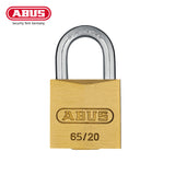 ABUS - 65/20 - Extreme Corrosion Resistant Soild Brass Padlock with Optional Keying