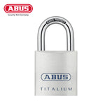 ABUS - 80TI/40 - Extreme Corrosion Resistance Titalium Padlock with Optional Keying - 1-37/64 Inch Width