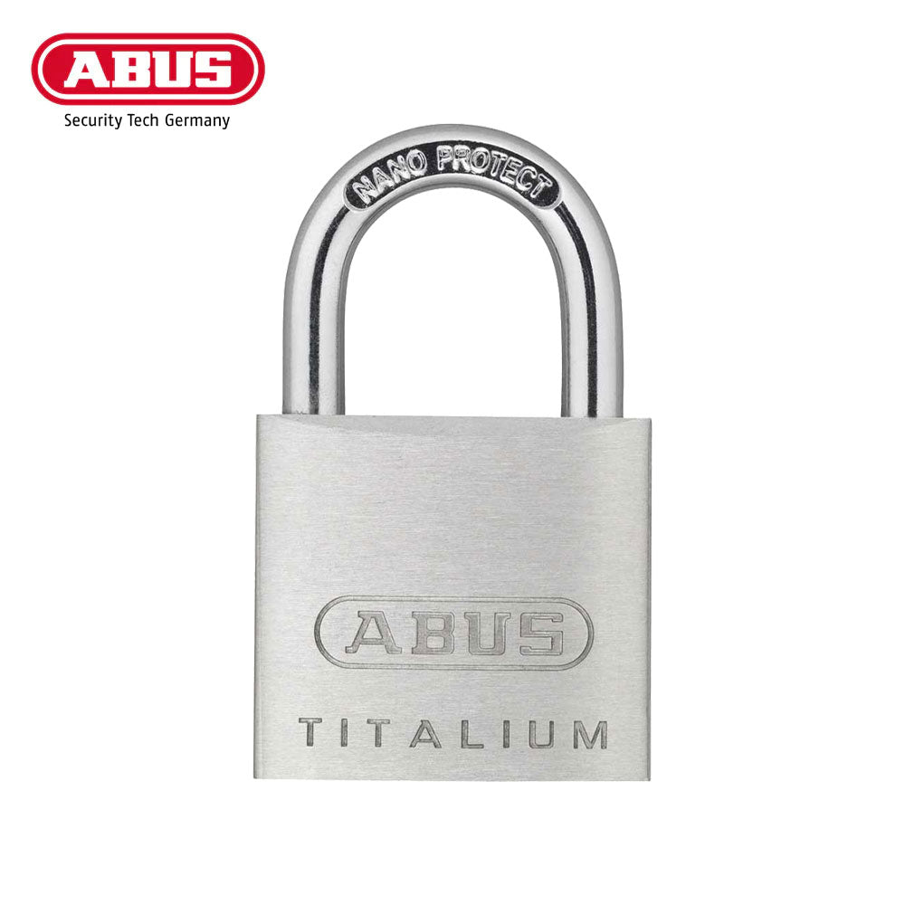 ABUS - 64TI/30 - Extreme Corrosion Resistant Titalium Padlock with Optional Keying - 1-3/16 Inch Width