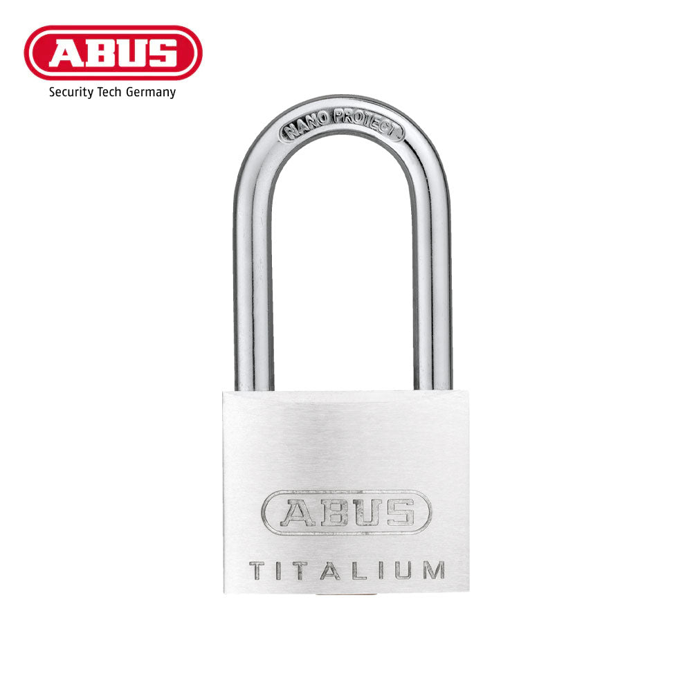 ABUS - 64TI/40HB40 - Extreme Corrosion Resistant Titalium Padlock with Optional Keying - 1-37/64 Inch Width