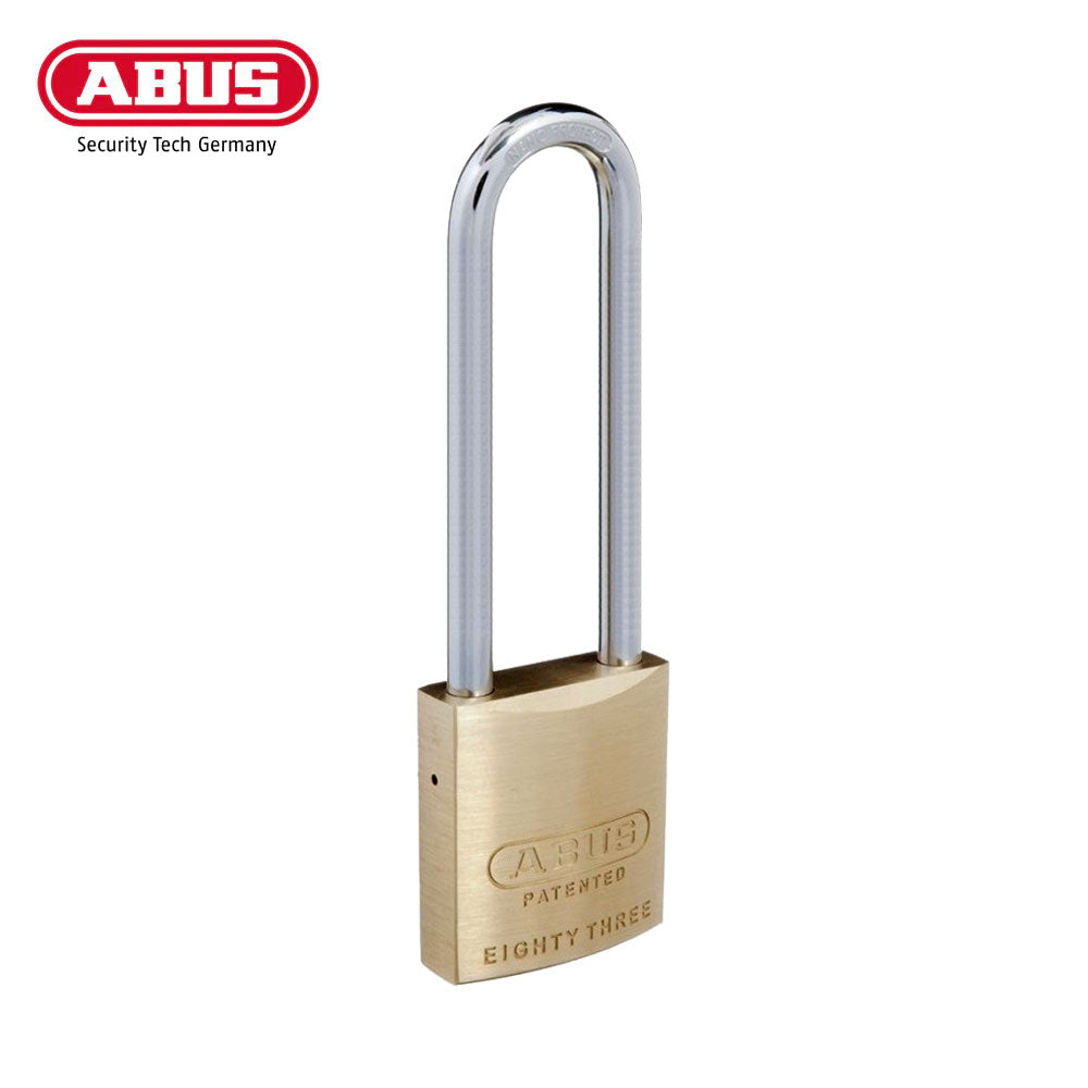 ABUS - 83KNK/45HB50 - Corrosion Resistant Solid Brass Padlock without Cylinder - Key in Knob - 1 27/32 Width