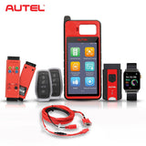 Autel MaxiIM KM100 Universal Key Generator Bundle with G-BOX3 and Toyota 8A Cable and OTOFIX Black Smart Key Watch