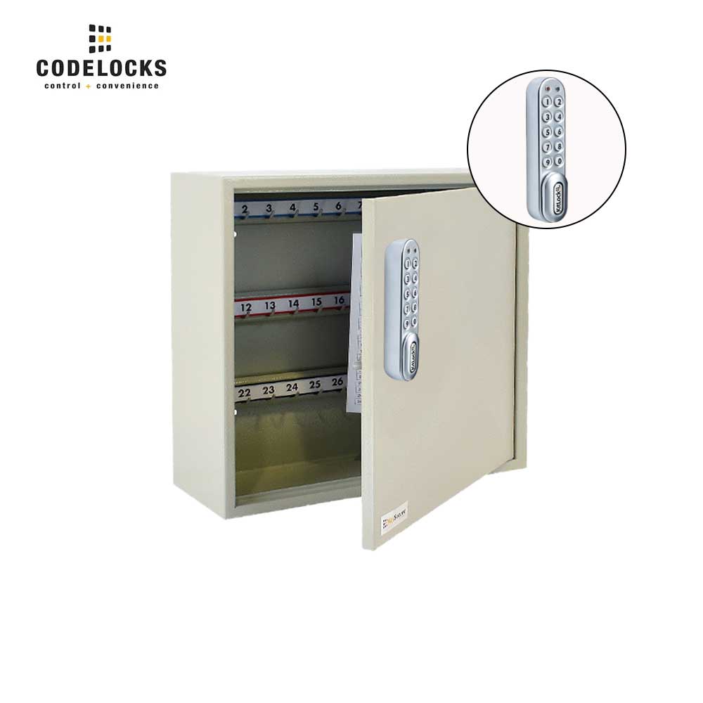 Codelocks 50 Hook Portable Key Cabinet with KL1000 SG Kitlock