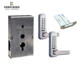 Codelocks CL410 Mechanical, Medium Duty, Stainless Steel, Back to Back, Tubular Latchbolt Gate Box Kit