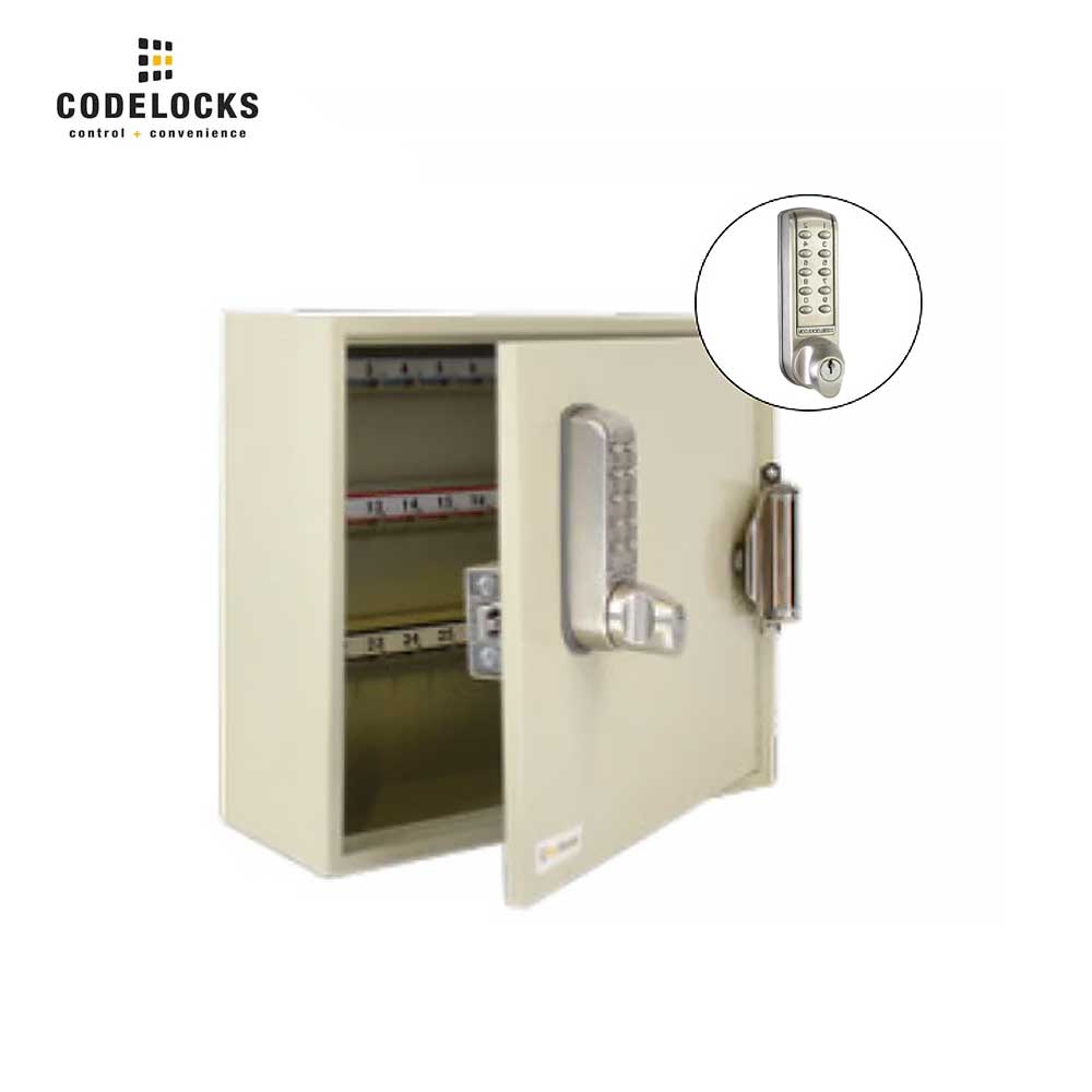 Codelocks Optional Hook Self-Closing Padlock Cabinet with CL2255 BS Electronic Lock