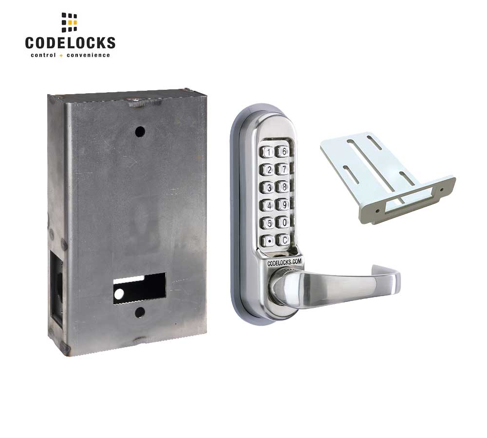 Codelocks CL515 Mechanical, Heavy Duty, Optional Finish, Tubular Latchbolt Gate Box Kit