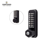 Codelocks CL290 Mechanical, Light Duty, Grade 2, Optional Finish, Back to Back, Dual Backset, Tubular Latch with Key Override