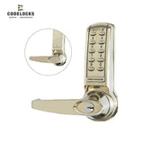 Codelocks CL4210 Electronic Brushed Steel Tubular Latchbolt with Optional Latch Backset