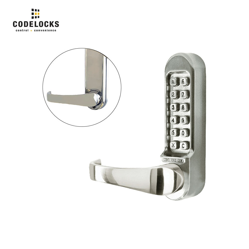 Codelocks CL550 Mechanical, Heavy Duty, Stainless Steel Mortise Lock