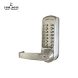 Codelocks CL600 Mechanical, Heavy Duty, Grade 2, Optional Finish, 2 3/4 Inch Backset, Panic Access Kit Exit Trim