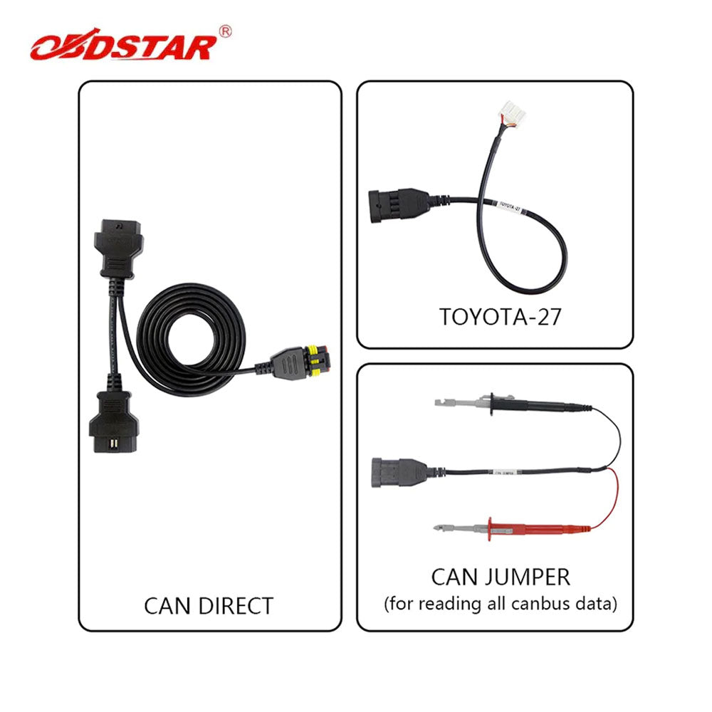 OBDSTAR Key Master DP Plus Package A including 2 Year Software Update with Code Key Simulator, CANFD Adapter and Cables Package Bundle (Discontinued)