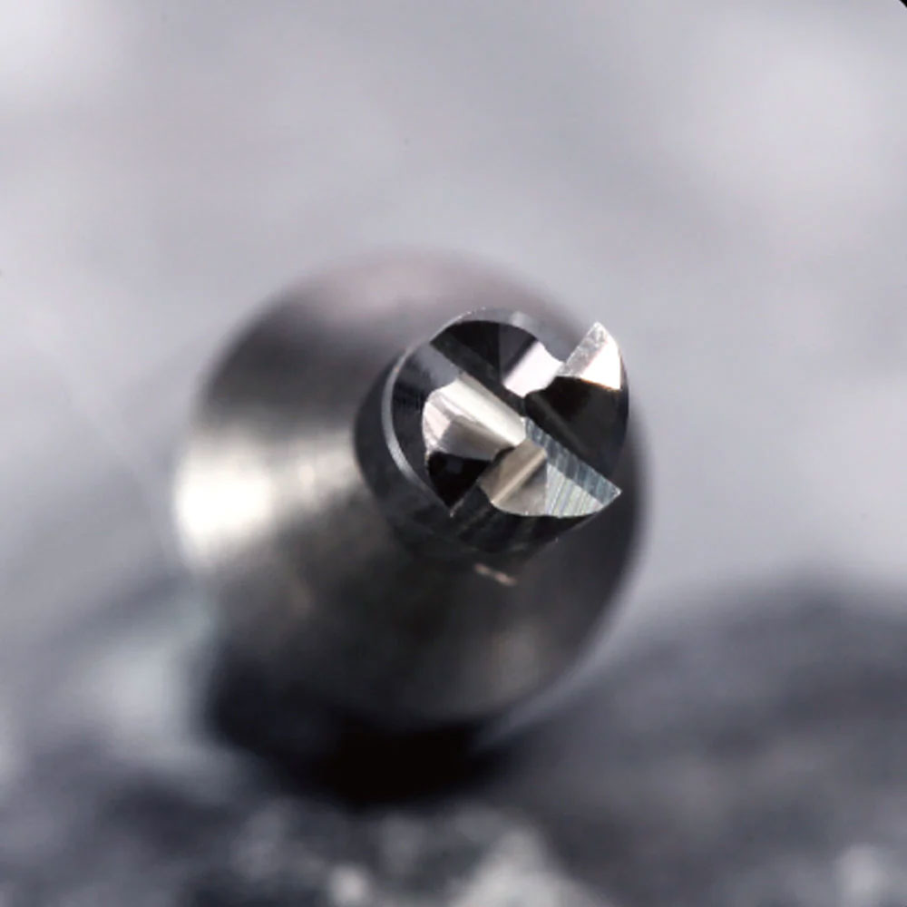 High Grade Carbide 2.5mm 4 Flutes End Mill Cutter without Coating for JMA and Silca - P-3847