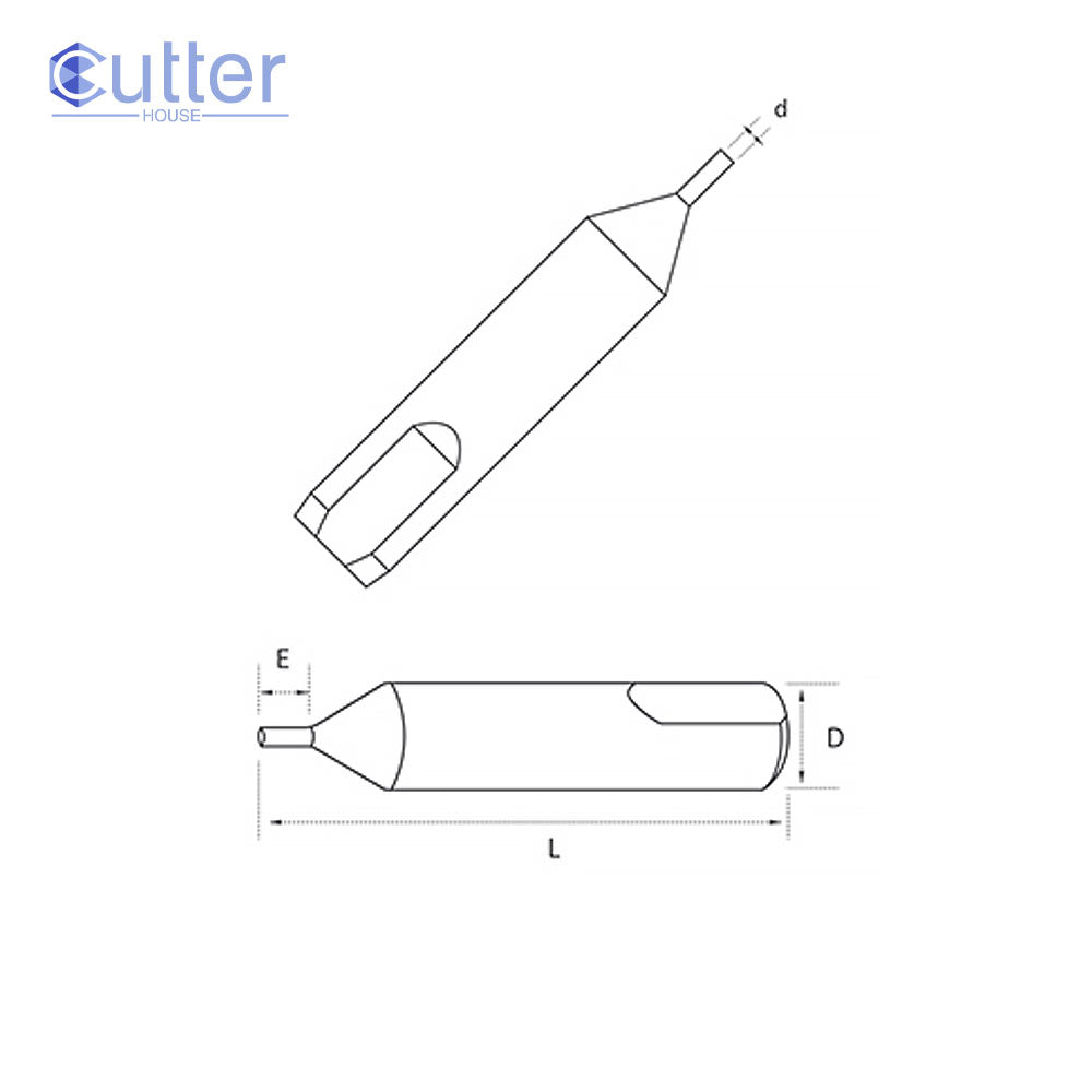 High Grade Carbide 1mm End Mill Cutter for Bianchi - P-3896