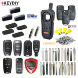 KEYDIY - Starter Pack Bundle with KD-X2 Remote Maker, Remotes, Key Blades and Cloning Tools