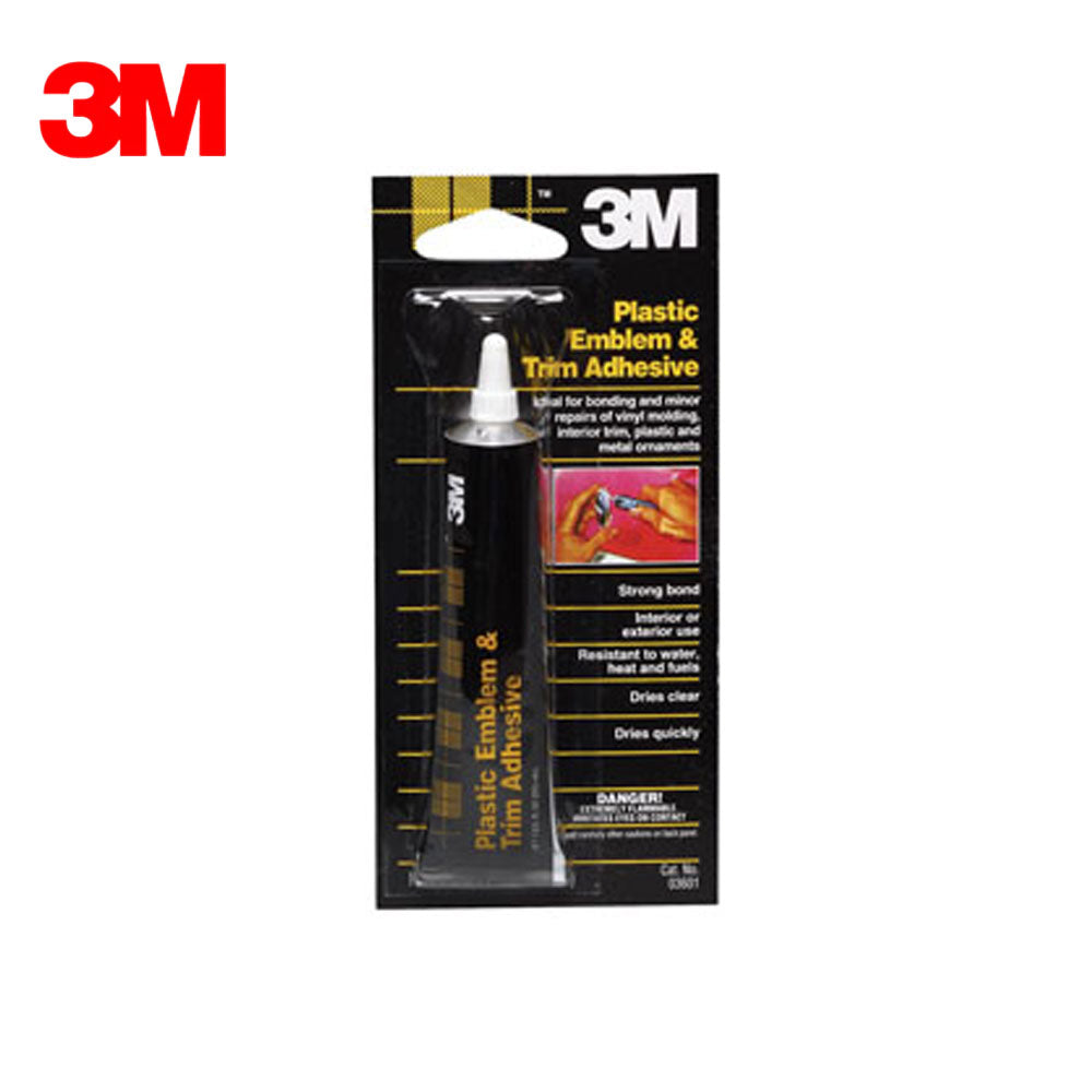 3M - 03601 - Plastic Emblem and Trim Adhesive - 1 oz