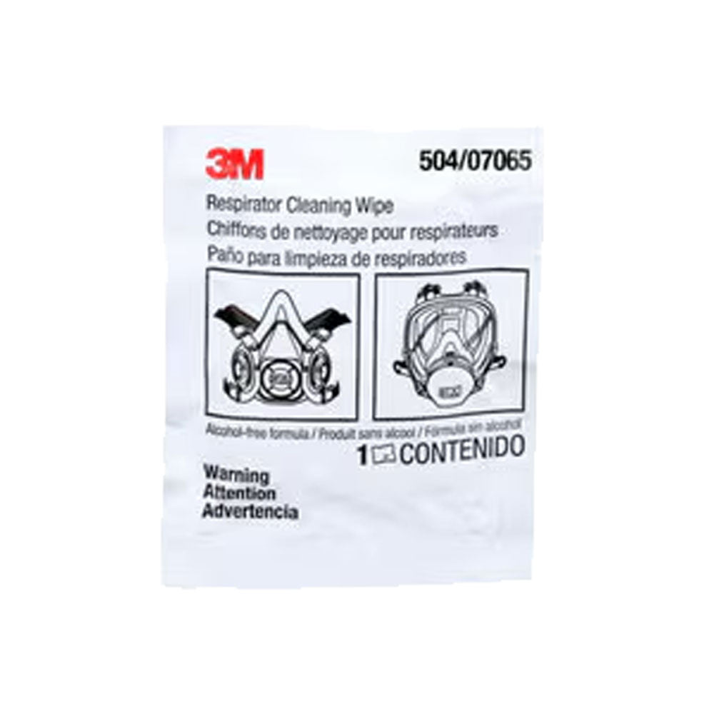 3M - 07065 - Respirator Cleaning Wipe - Alcohol-Free - 100 Each/Pack