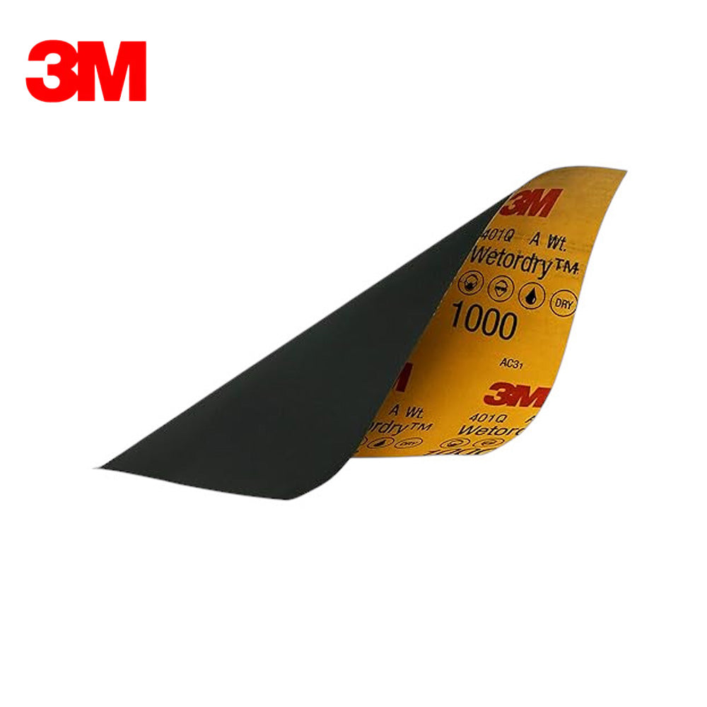 3M - 32021 - Wetordry Sandpaper - 1000 Grit - 9" x 11" - 5 Sheet Per Pack