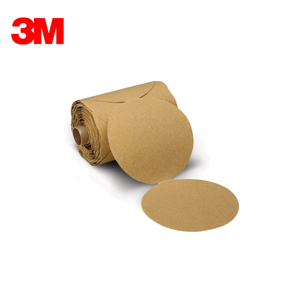 3M - 55540 - Stikit Paper Disc Roll 236U - P80 C-weight - 5" x NH - Die 500X - Gold