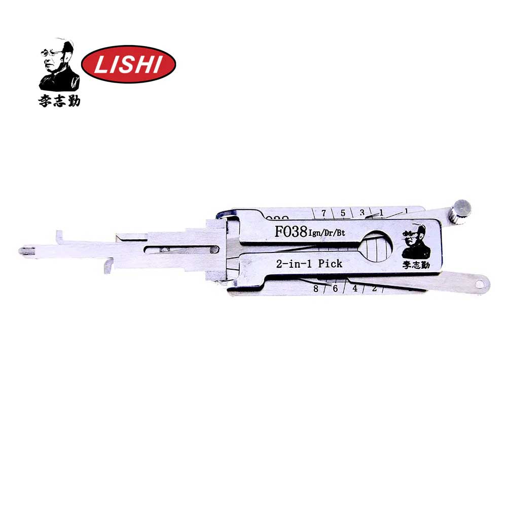 Automotive Original Lishi Starter Pack with Free Pinning Mat and Training Vice Grip - Bundle of 13 Lishis and Cylinders