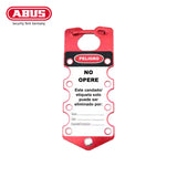 ABUS - Aluminium Labeled Hasp with Optional Languages