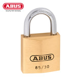 ABUS - 85/30 - Extreme Corrosion Resistant Brass Padlock with Optional Keying - 1-31/32 Inch Width