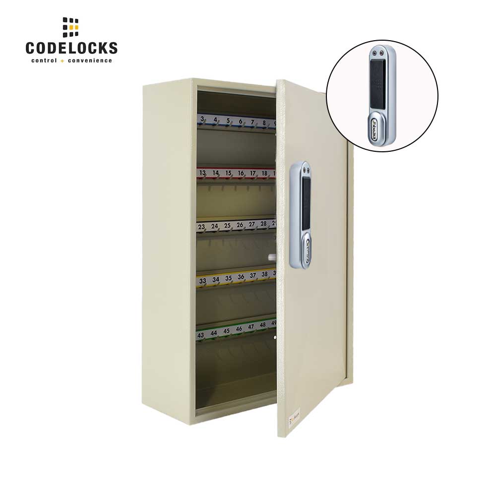 Codelocks Optional Hook Key and Padlock Cabinet with KL1000 RFID Kitlock