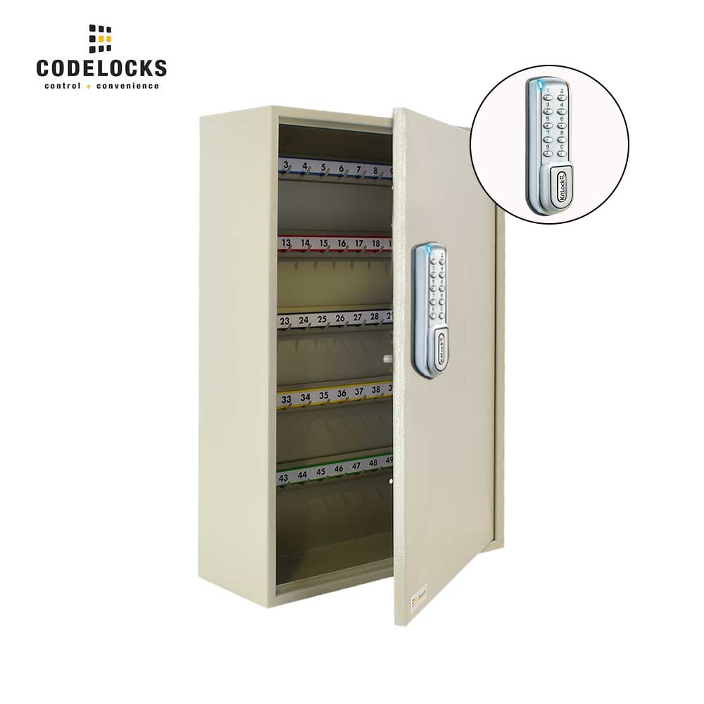 Codelocks Optional Hook Padlock Cabinet with KL1200 SG Kitlock