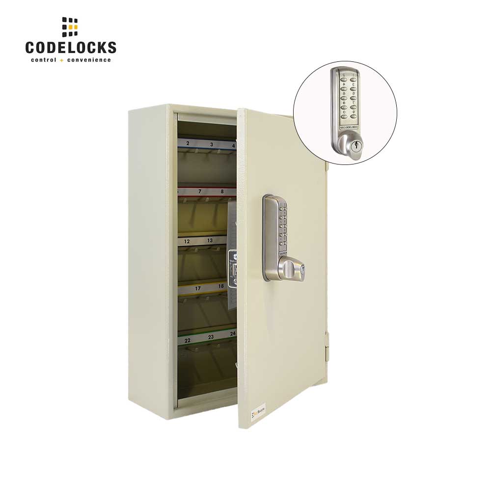 Codelocks Optional Hook Self-Closing Padlock Cabinet with CL2255 BS Electronic Lock