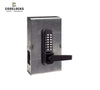 Codelocks CL410 Mechanical, Marine Grade, Medium Duty, Black Tubular Latchbolt Gate Box Kit