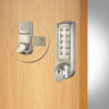 Codelocks CL2200 Electronic Brushed Steel Surface Deadbolt with Dual Backset