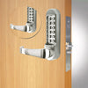 Codelocks CL555 Mechanical, Heavy Duty, Stainless Steel, Optional Backset, Back to Back Mortise Lock with Passage Function