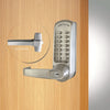 Codelocks CL600 Mechanical, Heavy Duty, Grade 2, Optional Finish, 2 3/4 Inch Backset, Panic Access Kit Exit Trim